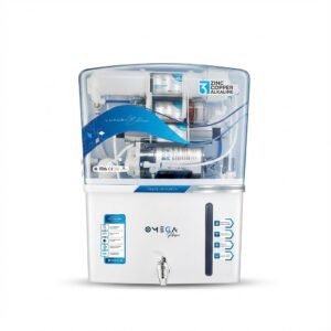 Omega Pro Plus 12L RO Water Purifier - RO+UV+UF+TDS (White)